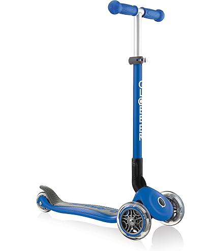 GLOBBER PRIMO 折りたたみスケーター LIGHTS Foldable 3-wheel Scooter: PRIMO FOLDABLE LIGHTS – Globber